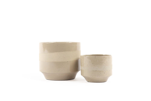 Conservatory Archives Plant Pots, Planter Sandblast. Ceramic planter with natural tones.